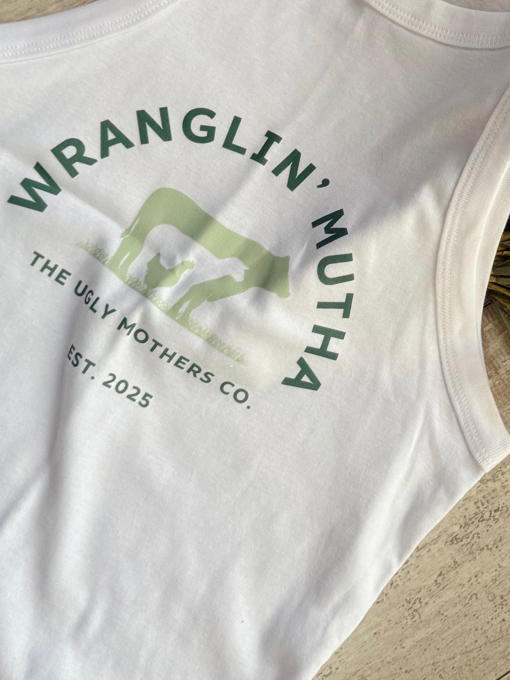 Wranglin' Mutha Ranch Racerback