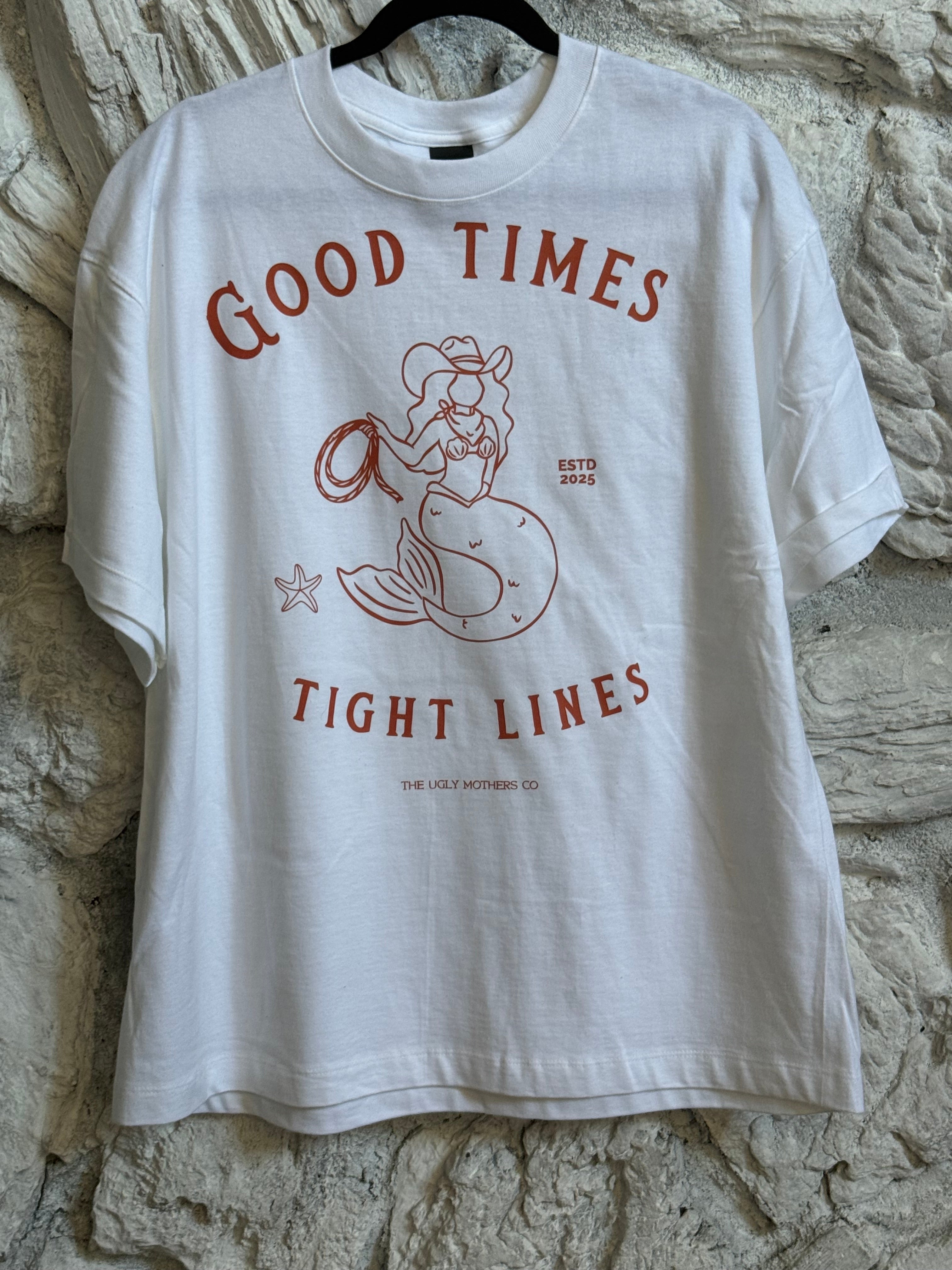 White Oversized Cowmaid Tee