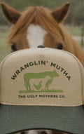 Wranglin' Mutha Otto Cap Five-Panel Trucker Hat - Printed